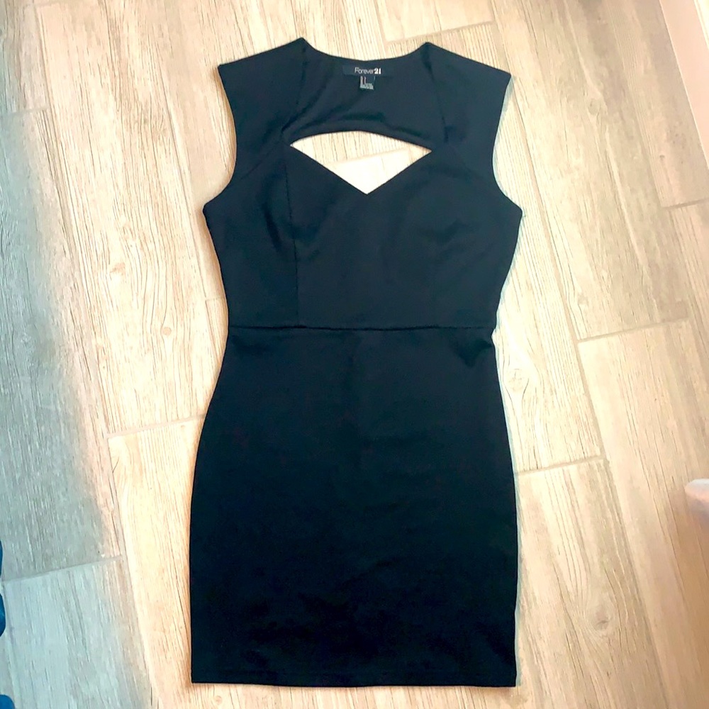 Forever 21 black bodycon dress